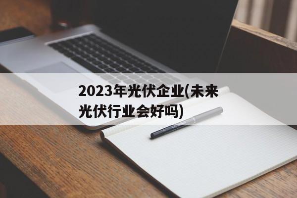 2023年光伏企业(未来光伏行业会好吗)