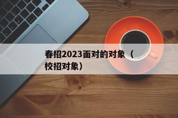 春招2023面对的对象（校招对象）